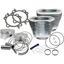 S&S サイクル シリンダー キット - 110 インチ - シルバー 910-0650 S&S Cycle Cylinder Kit - 110