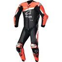 GP Plus v4 レザースーツ - ブラック/レッドフルオ/ホワイト - US 46 / EU 56 3150523132156 GP Plus v4 Le...