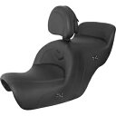 Saddlemen Heated Roadsofa? シート - 背もたれ付き - ブラック H88-07-187BRHC Saddlemen Heated Roadsofa? Seat - Includes Backrest - Black H88-07-187BRHC