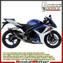 Mivv 排気マフラー GP カーボンファイバー高スズキ Gsx-R 600 2006 - 2007 用 Mivv Exhaust Muffler GP Carbon Fiber High for Suzuki Gsx-R 600 2006 - 2007(2)