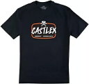 Castle X Rattle メンズ 半袖 T シャツ ネイビー/オレンジ Castle X Rattle Mens Short Sleeve T-Shirt...