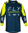 フライ レーシング F-16 ソリッド メンズ MX オフロード ジャージ ネイビー/ハイビズ Fly Racing F-16 Solid Mens MX Of...