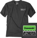 Factory Effex Kawasaki スターティング ライン メンズ T シャツ ヘザー チャコール Factory Effex Kawasaki Starting Line Mens T-Shirt Heather Charcoal