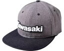 Factory Effex Kawasaki ボールド スナップバック ハット チャコール/ブラック Factory Effex Kawasaki Bold Snapback Hat Charcoal/Black(2)
