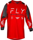 フライ レーシング F-16 ソリッド メンズ MX オフロード ジャージ レッド/チャコール/ホワイト Fly Racing F-16 Solid Mens ...