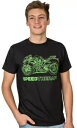 Tecmate スピード セラピー メンズ 半袖 T シャツ ブラック Tecmate Speed Therapy Mens Short Sleeve T-Shirt Black