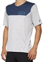 100% Airmatic メンズ半袖 MTB マウンテン バイク ジャージ グレー/ミッドナイト 100% Airmatic Mens Short Sleev...