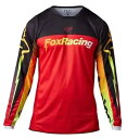 Fox Racing 180 Statk メンズ MX オフロード ジャージ フルオ レッド Fox Racing 180 Statk Mens MX Offr...