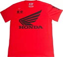 D'Cor Visuals Honda Factory メンズ半袖 T シャツ レッド D'Cor Visuals Honda Factory Mens Sho...