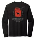 Castle X Octane メンズ 長袖 T シャツ ブラック Castle X Octane Mens Long Sleeve T-Shirt Black