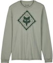 Fox Racing Leo プレミアム メンズ 長袖 T シャツ グレー ヴィンテージ Fox Racing Leo Premium Mens Long Sl...