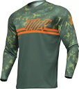 トール セクター デジ メンズ MX オフロード ジャージ グリーン/カモ Thor Sector Digi Mens MX Offroad Jersey Gr...