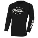 オニール エレメント ヘックス コットン メンズ MX オフロード ジャージ ブラック/ホワイト O'Neal Element Hexx Cotton Mens...