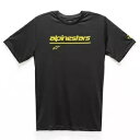 アルパインスターズ テック ライン アップ パフォーマンス メンズ 半袖 T シャツ ブラック Alpinestars Tech Line Up Performance Mens Short Sleeve T-Shirt Black