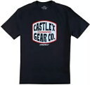 Castle X Deuce メンズ 半袖 T シャツ ネイビー/レッド Castle X Deuce Mens Short Sleeve T-Shirt Na...
