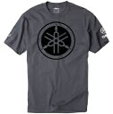 Factory Effex Yamaha メンズ プレミアム半袖 T シャツ チャコールグレー/ブラック Factory Effex Yamaha Mens P...