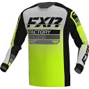 FXR クラッチ 23 メンズ MX オフロード ジャージ ブラック/グレー/ハイビズ FXR Clutch 23 Mens MX Offroad Jersey...