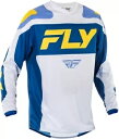 フライ レーシング F-16 メンズ MX オフロード ジャージ ホワイト/ダークブルー/イエロー Fly Racing F-16 Mens MX Offroa...