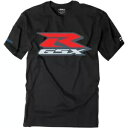 Factory Effex スズキ メンズ 半袖 T シャツ GSXR ブラック/レッド Factory Effex Suzuki Mens Short Sleeve T-Shirt GSXR Black/Red