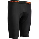 Thor Comp メンズ ベース レイヤー ショーツ ブラック Thor Comp Mens Base Layer Shorts Black