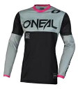 オニール エレメント レースウェア V.23 ユース MX オフロード ジャージ ブラック/ピンク O'Neal Element Racewear V.23 Y...