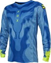 Fox Racing Airlines EXO LE メンズ MX オフロード ジャージ ブルー/イエロー Fox Racing Airline EXO LE ...