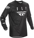 フライ レーシング ユニバーサル ユース MX オフロード ジャージ ブラック/ホワイト XL Fly Racing Universal Youth MX Of...