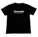 D'Cor Visuals Kawasaki Racing メンズ 半袖 T シャツ ブラック D'Cor Visuals Kawasaki Racing Me...