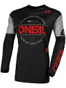 オニール エレメント ブランド V.23 メンズ MX オフロード ジャージ ブラック/レッド O'Neal Element Brand V.23 Mens M...
