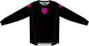 Fox Racing Blackout キッズ ガールズ MX オフロード ジャージ ブラック Fox Racing Blackout Kids Girls MX Offroad Jersey Black(2)