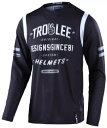 トロイ リー デザイン GP エア ロールアウト メンズ MX オフロード ジャージ ブラック Troy Lee Designs GP Air Roll Out...
