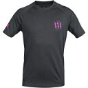 Muc-Off Rider メンズ 半袖 MTB マウンテン バイク ジャージ グレー/ピンク Muc-Off Rider Mens Short Sleeve ...