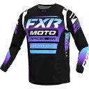 FXR Revo Comp ユース MX オフロード ジャージ XLT ブラック/パープル FXR Revo Comp Youth MX Offroad Jer...