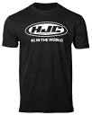 HJC ロゴ メンズ 半袖 T シャツ ブラック HJC Logo Mens Short Sleeve T-Shirt Black
