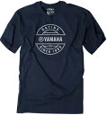 Factory Effex ヤマハ クレスト メンズ 半袖 T シャツ ネイビー Factory Effex Yamaha Crest Mens Short Sleeve T-Shirt Navy