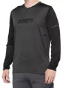 100% Ridecamp メンズ LS MTB マウンテン バイク ジャージ ブラック/チャコール 100% Ridecamp Mens LS MTB Mou...