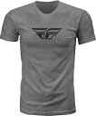 フライ レーシング F-Wing メンズ 半袖 T シャツ グレー ヘザー Fly Racing F-Wing Mens Short Sleeve T-Shir...