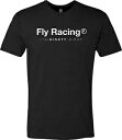 フライ レーシング トレードマーク メンズ 半袖 T シャツ ブラック Fly Racing Trademark Mens Short Sleeve T-Shirt Black