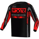 FXR クラッチ プロ 23 メンズ MX オフロード ジャージ ブラック/レッド/チャコール FXR Clutch Pro 23 Mens MX Offroa...