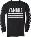 Factory Effex ヤマハ レーサー メンズ 長袖 T シャツ ブラック Factory Effex Yamaha Racer Mens Long Sleeve T-Shirt Black