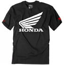 Factory Effex Honda ビッグウィング ユース 半袖 T シャツ ブラック Factory Effex Honda Big Wing Youth Short Sleeve T-Shirt Black