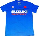 D'Cor Visuals スズキ ファクトリー メンズ 半袖 T シャツ ブルー D'Cor Visuals Suzuky Factory Mens Short Sleeve T-Shirt Blue