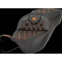 Roadsofa? シート - オレンジ ステッチ - 背もたれなし - FL '08-'23 A808-07B-184ORA Roadsofa? Seat - Orange Stitch - without Backrest - FL '08-'23 A808-07B-184ORA