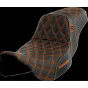 プロ シリーズ SDC パフォーマンス シート - 背もたれなし - オレンジ ステッチ SC80807ORA Pro Series SDC Performance Seat - without Backrest - Orange Stitch SC80807ORA