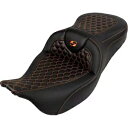 RoadSofa? シート - ハニカム - オレンジ ステッチ - 背もたれなし A808-07B-189ORA RoadSofa? Seat - Honeycomb - Orange Stitch - without Backrest A808-07B-189ORA