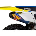 ファクトリー 4.1 RCT チタン スリップオン カーボンファイバー エンド キャップ付き RMZ450 043365 Factory 4.1 RCT Tit...