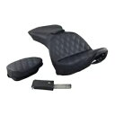 サドルメン エクスプローラー シート - 格子ステッチ - 背もたれ - FLSTS 800-23-030LS Saddlemen Explorer Seat - Lattice Stitched - Backrest - FLSTS 800-23-030LS