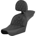 ロードソファシート - 格子ステッチ - 背もたれ付き - FXDWG '04-'05 804-05-182BR Road Sofa Seat - Lattice Stitch - with Backrest - FXDWG '04-'05 804-05-182BR