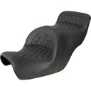 Roadsofa? シート - 総格子ステッチ、背もたれなし - ブラック - GL H88-07-182 Roadsofa? Seat - Full Lattice Stitch without Backrest - Black - GL H88-07-182
