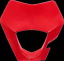 Acerbis フロント ヘッドライト マスク カバー レッド BETA RR 300 2T 20-23 Acerbis Front Headlight Mask Cover Red BETA RR 300 2T 20-23